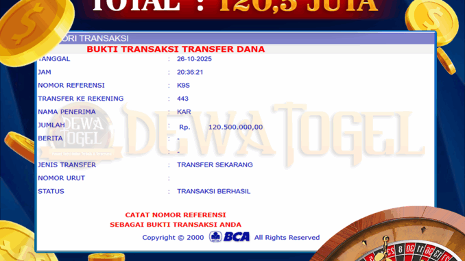 BUKTI JP DWT MALAM 1